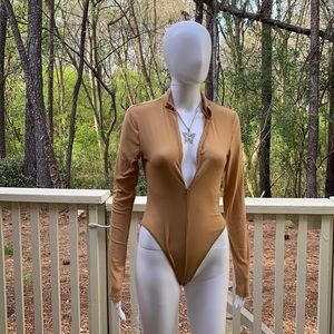 Forever 21 sheer nude body suit